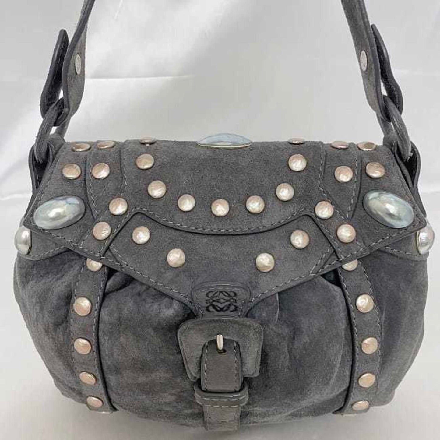 Loewe Other Leather Gray Shoulder Bags