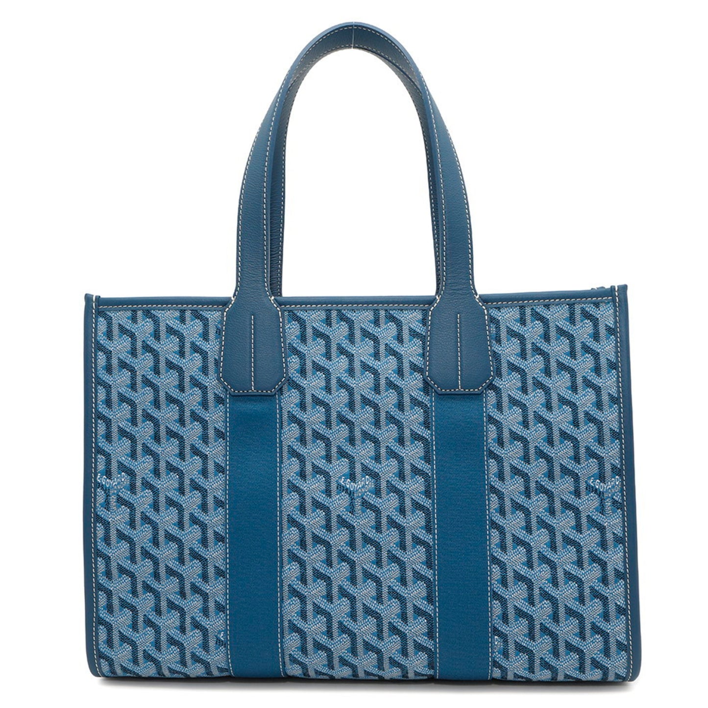 Goyard Canvas Blue Tote Bags