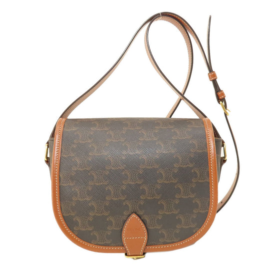 Celine Pvc Brown Shoulder Bags