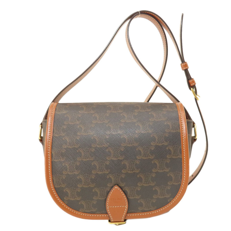 Celine Pvc Brown Shoulder Bags