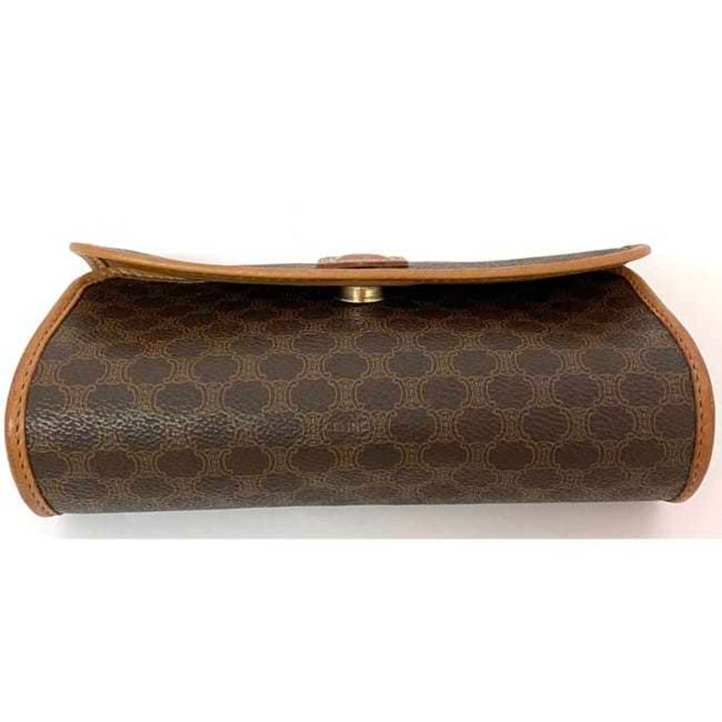Celine Pvc Brown Clutch Bags
