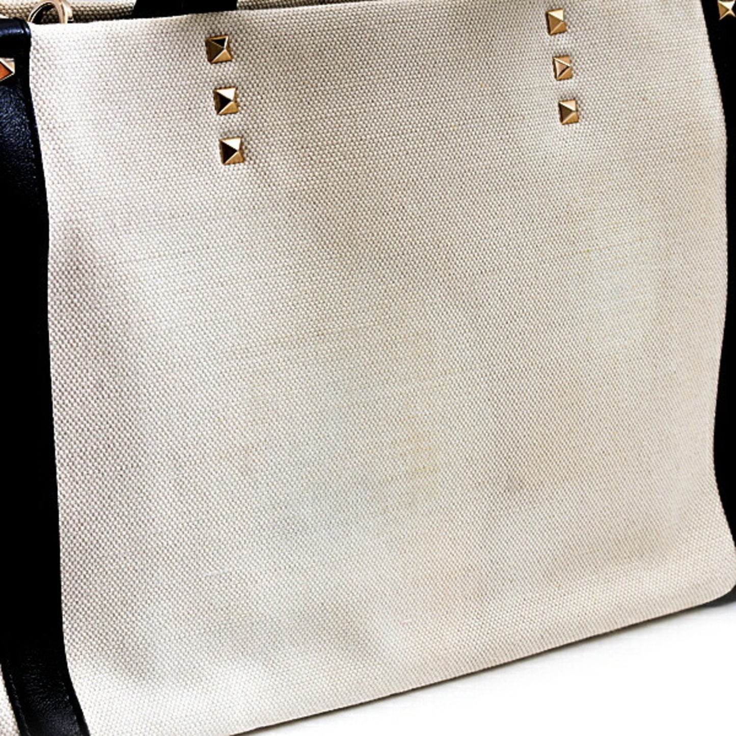 Valentino Canvas White Shoulder Bags
