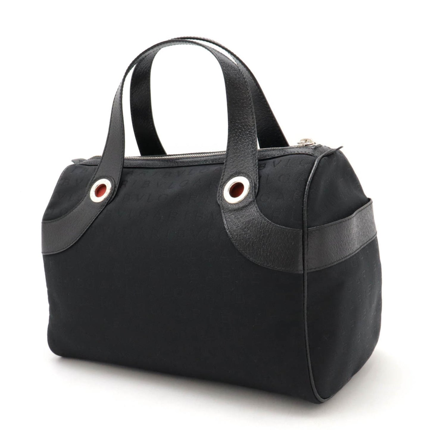 Bvlgari Canvas Black Handbags