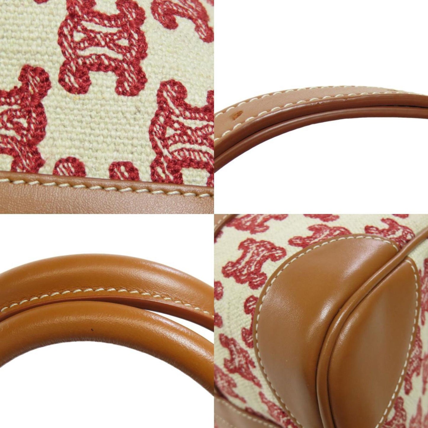 Celine Canvas Brown Travel Bags