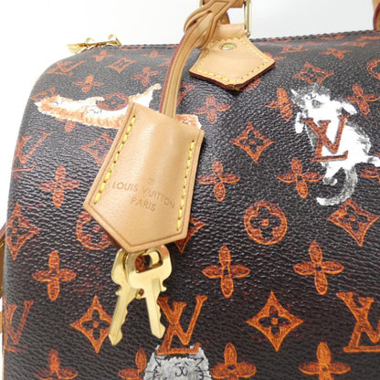 Louis Vuitton Coated Canvas Brown Travel Bags