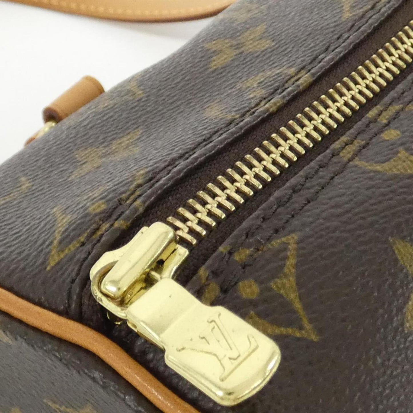 Louis Vuitton Coated Canvas Brown Handbags