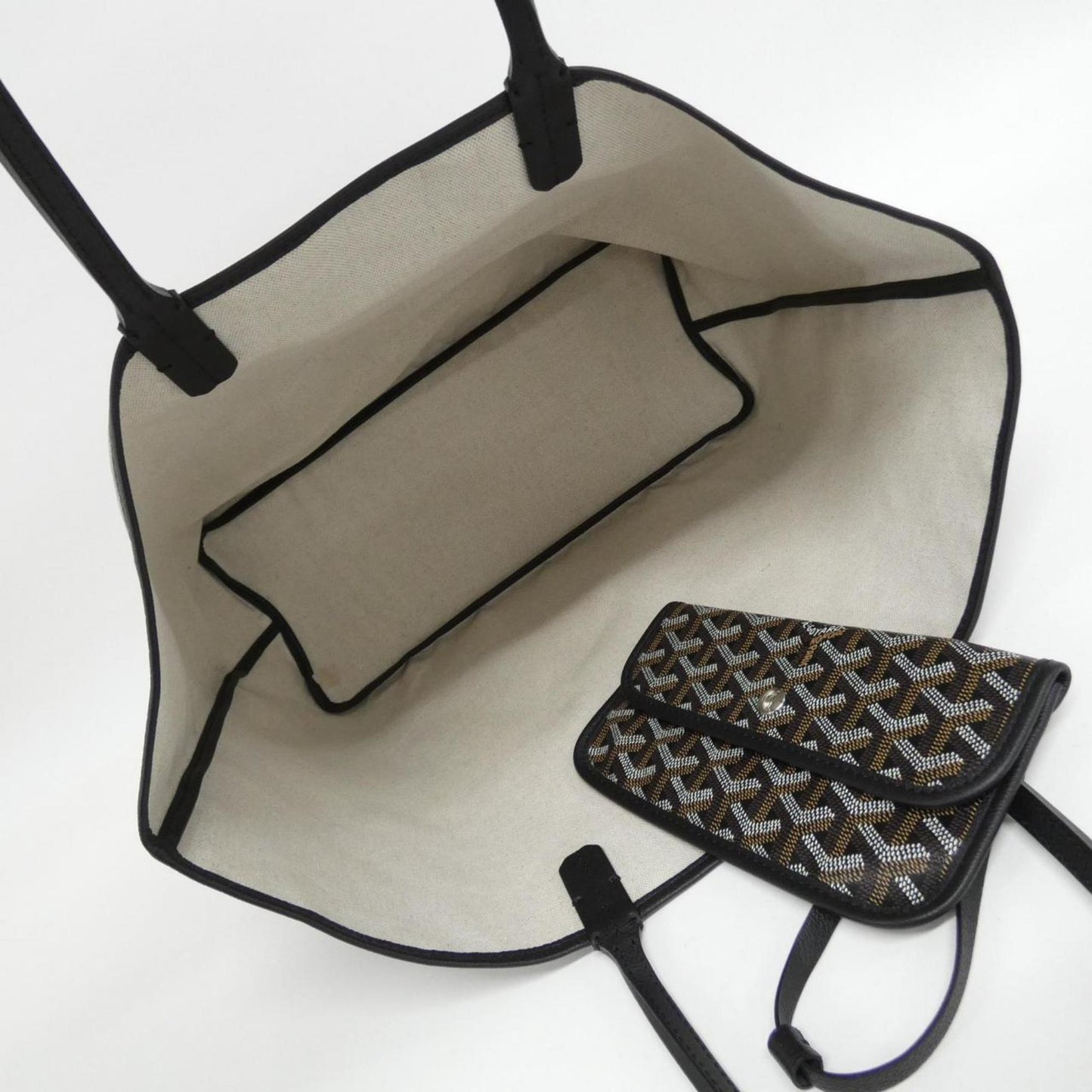 Goyard Coated Canvas Black Handbags