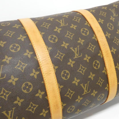 Louis Vuitton Coated Canvas Brown Travel Bags