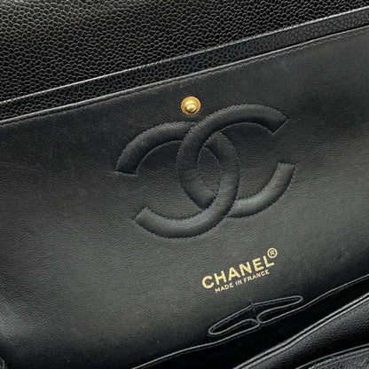 Chanel Calfskin Black Shoulder Bags