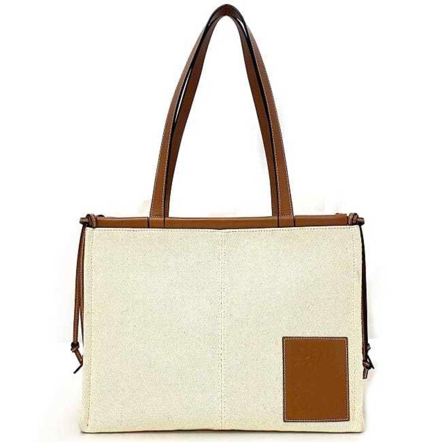 Loewe Canvas Brown Tote Bags