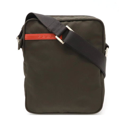 Prada Nylon Brown Shoulder Bags
