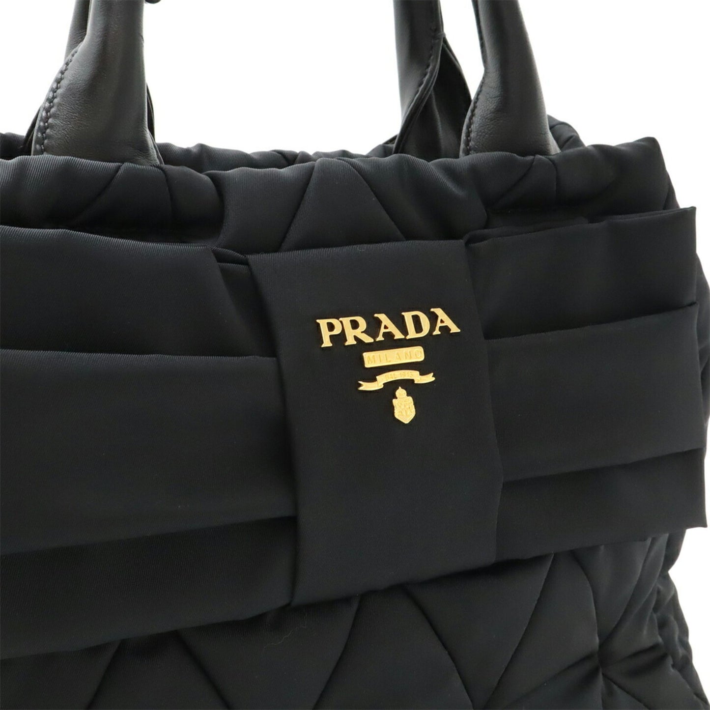 Prada Nylon Black Handbags