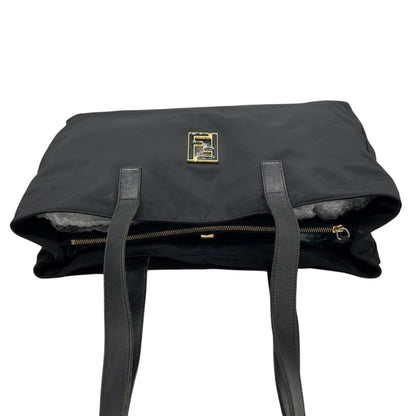 Fendi Nylon Black Tote Bags