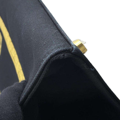 Fendi Canvas Black Shoulder Bags