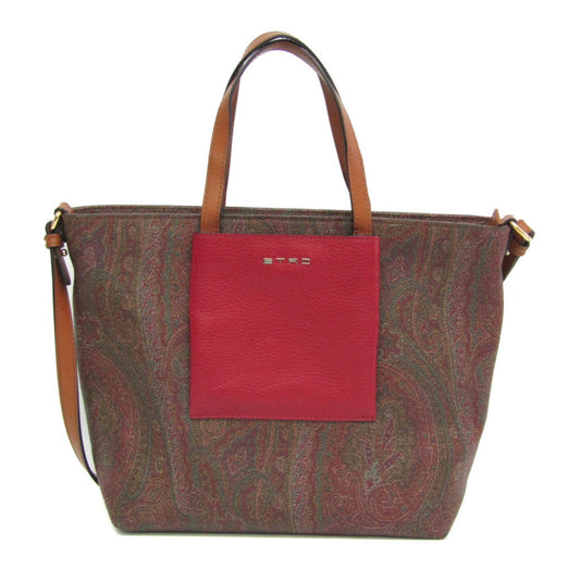 Etro Pvc Brown Handbags