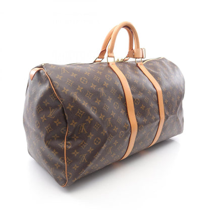 Louis Vuitton Coated Canvas Brown Travel Bags