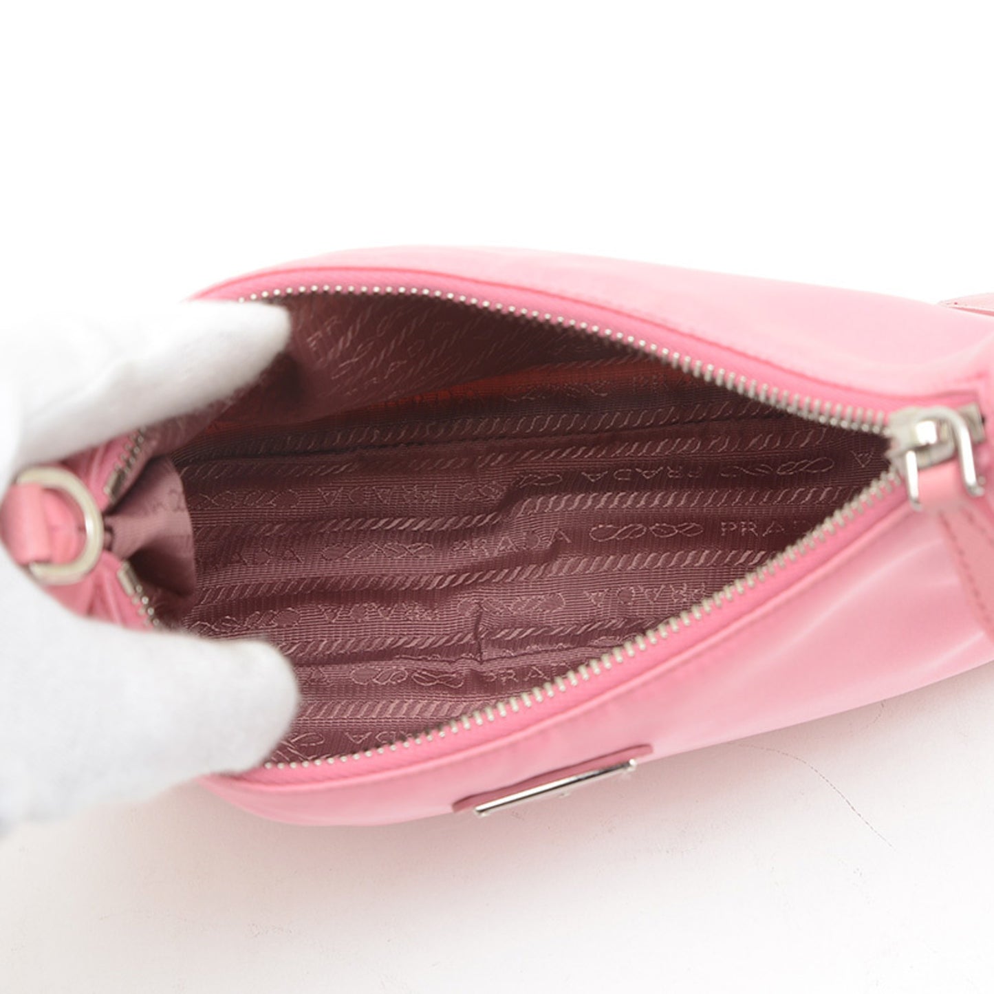 Prada Nylon Pink Shoulder Bags