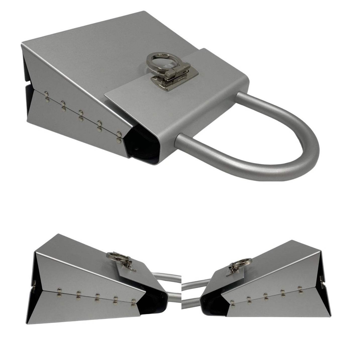 Salvatore Ferragamo Others Silver Handbags