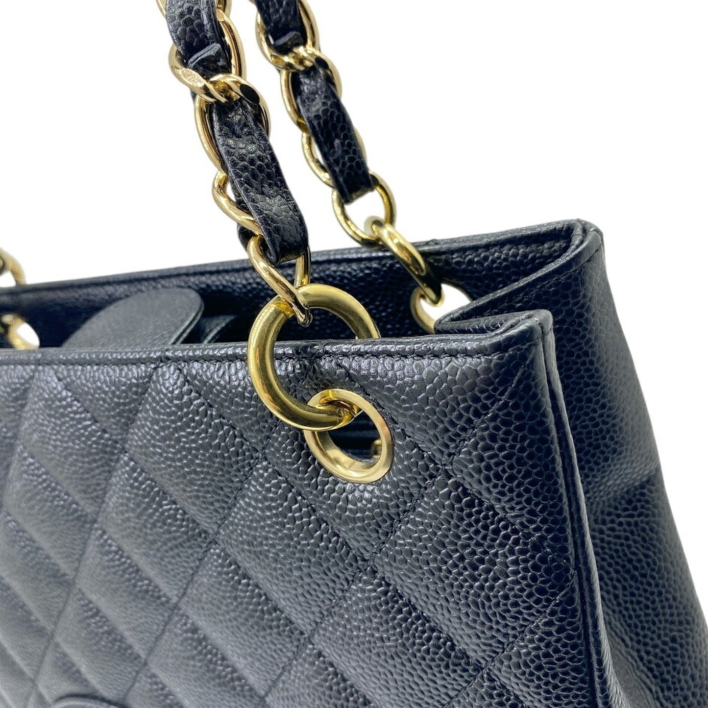 Chanel Calfskin Black Shoulder Bags