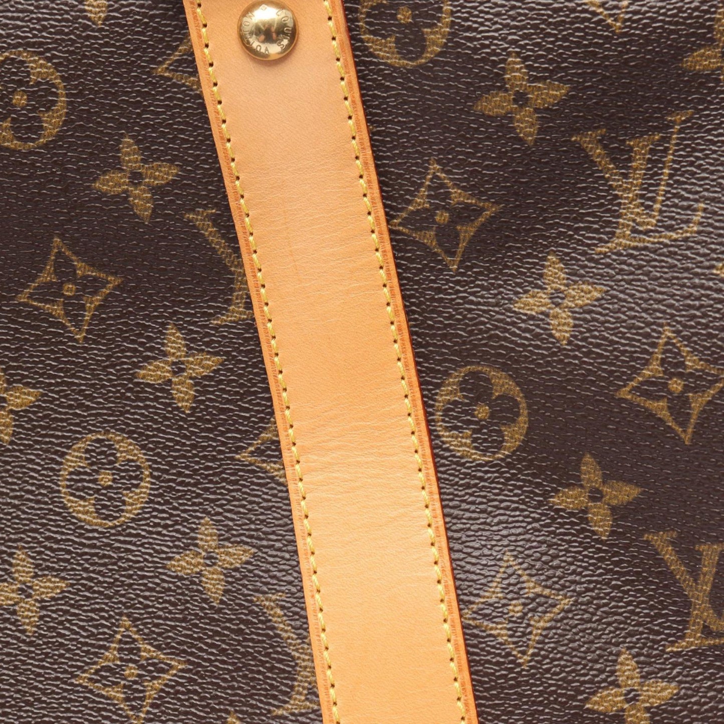 Louis Vuitton Coated Canvas Brown Travel Bags
