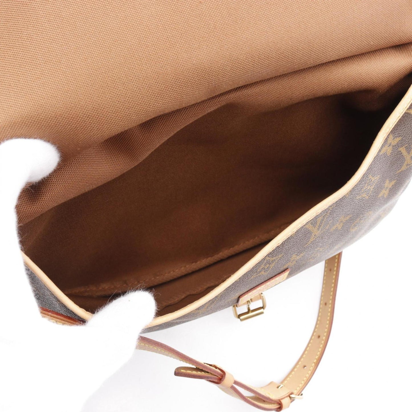 Louis Vuitton Monogram Canvas Brown Shoulder Bags
