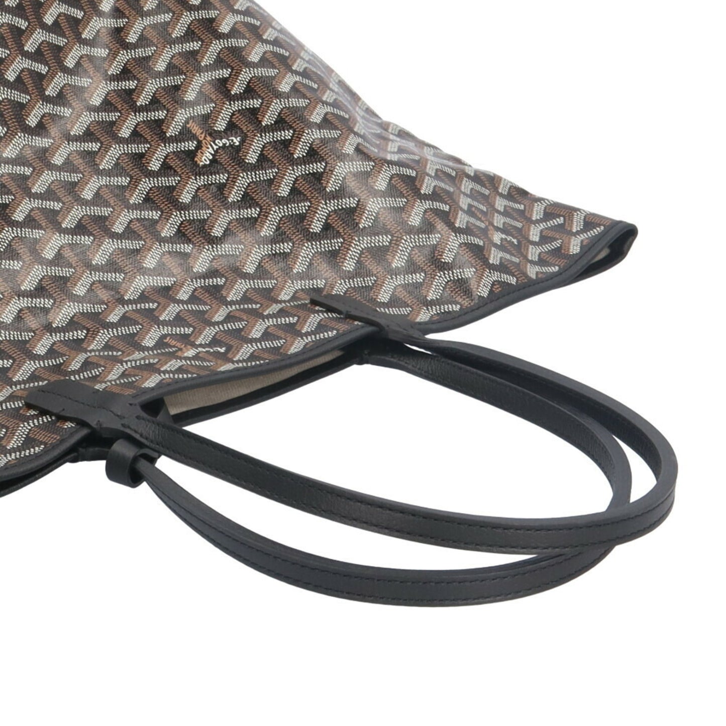 Goyard Pvc Black Tote Bags