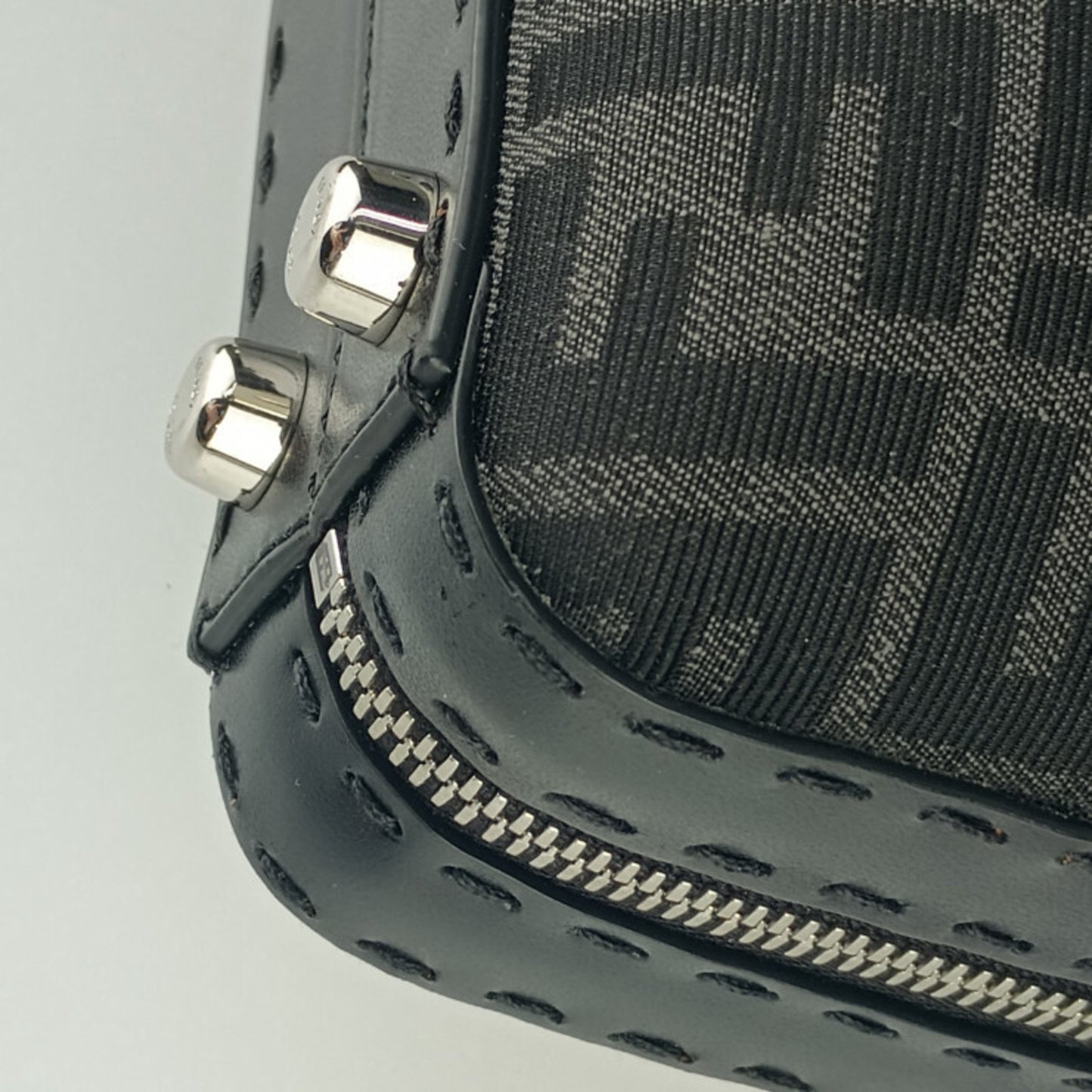 Fendi Canvas Black Handbags
