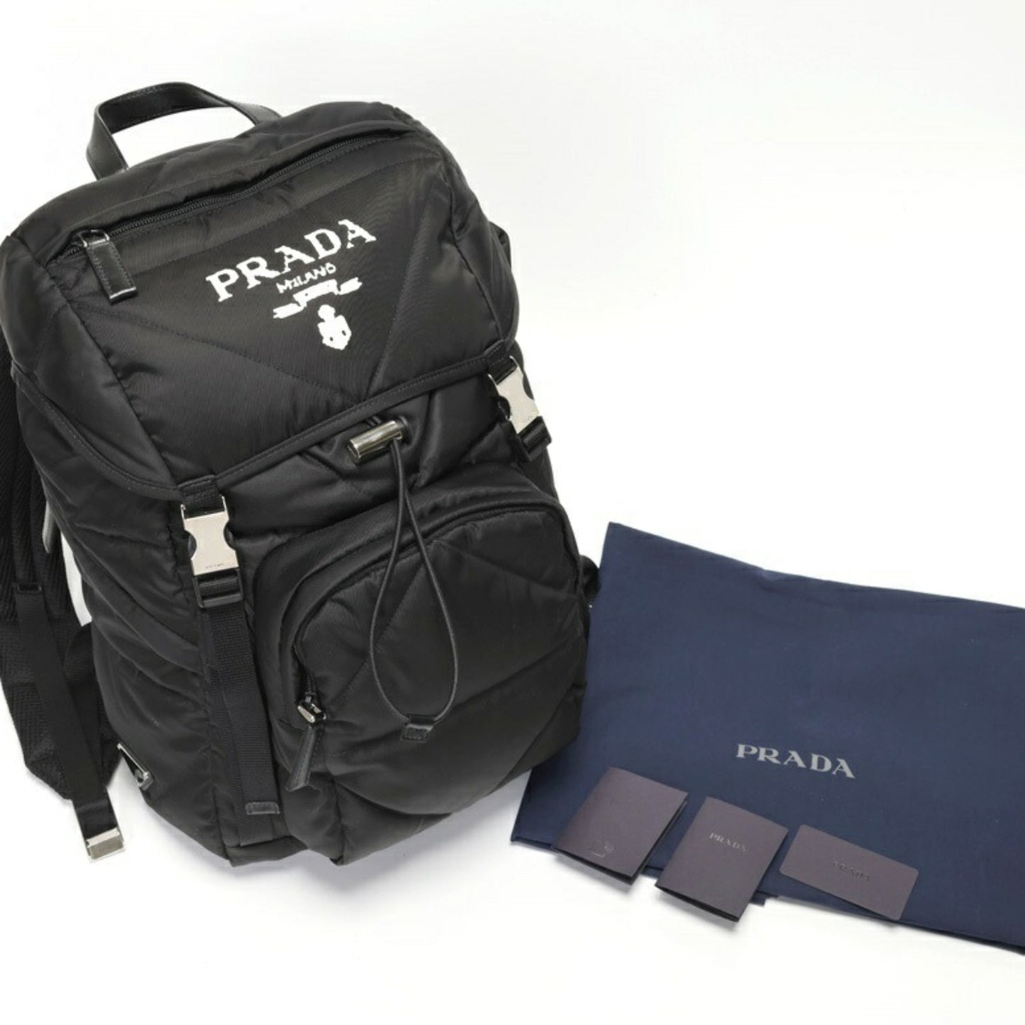 Prada Nylon Black Backpacks
