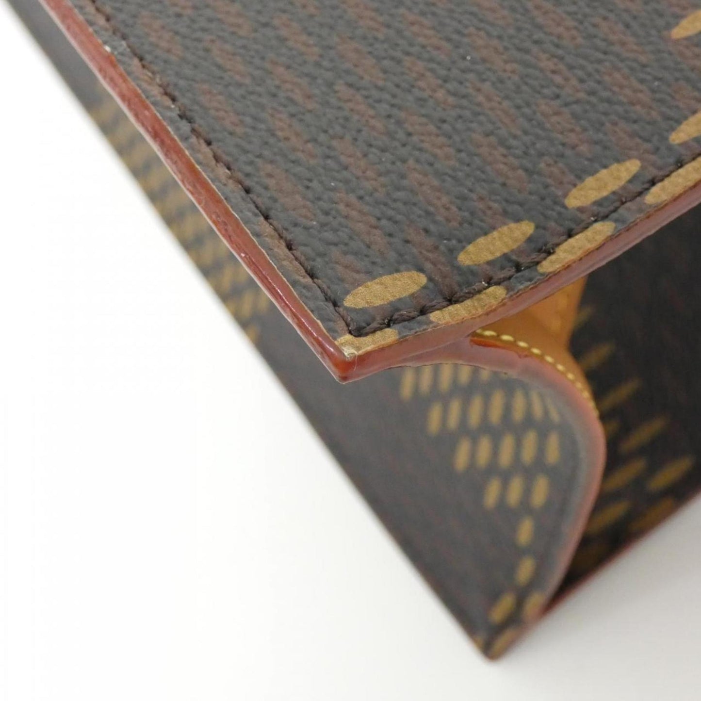 Louis Vuitton Coated Canvas Brown Handbags