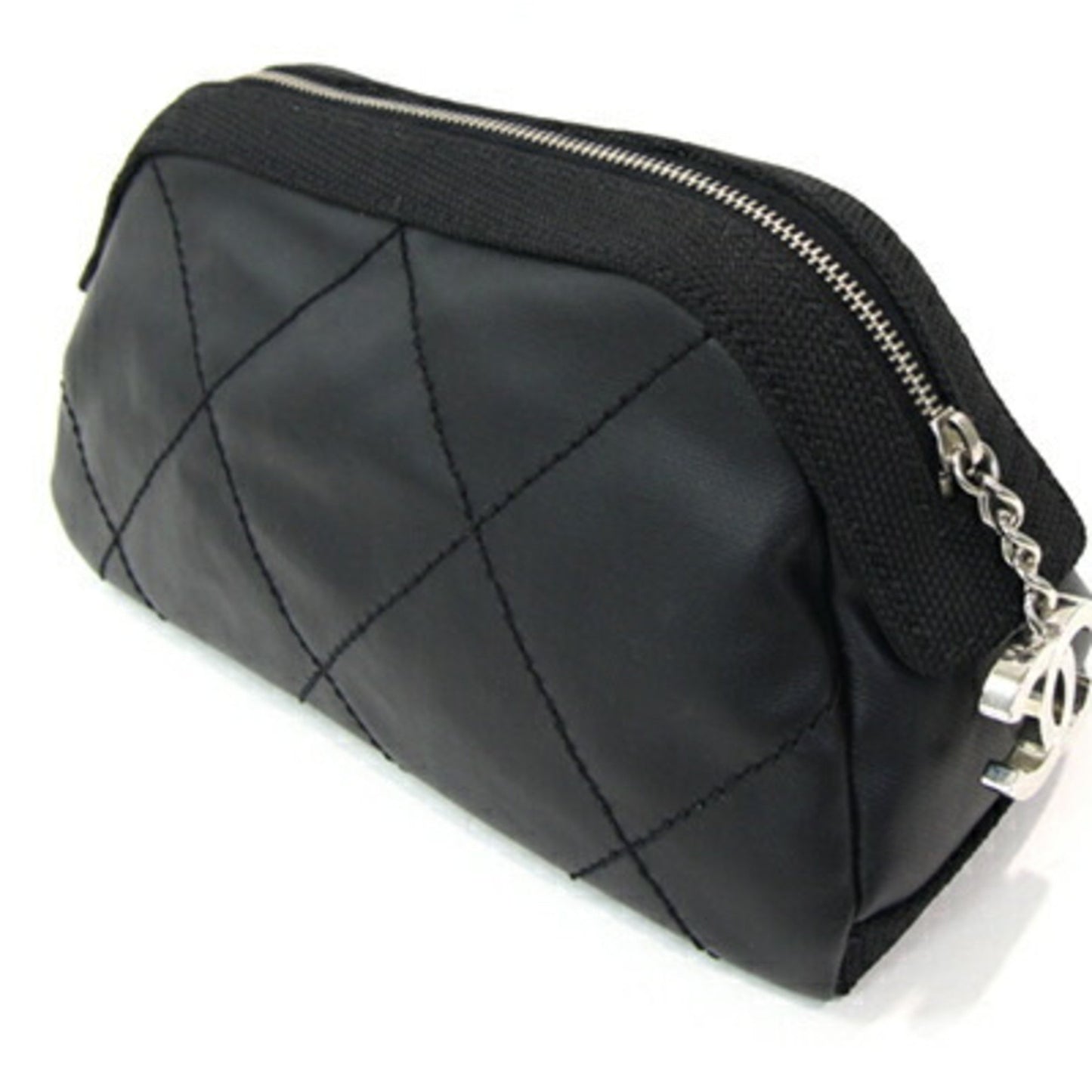 Chanel Coated Canvas Black Small Bags
