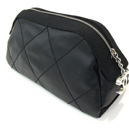 Chanel Coated Canvas Black Small Bags