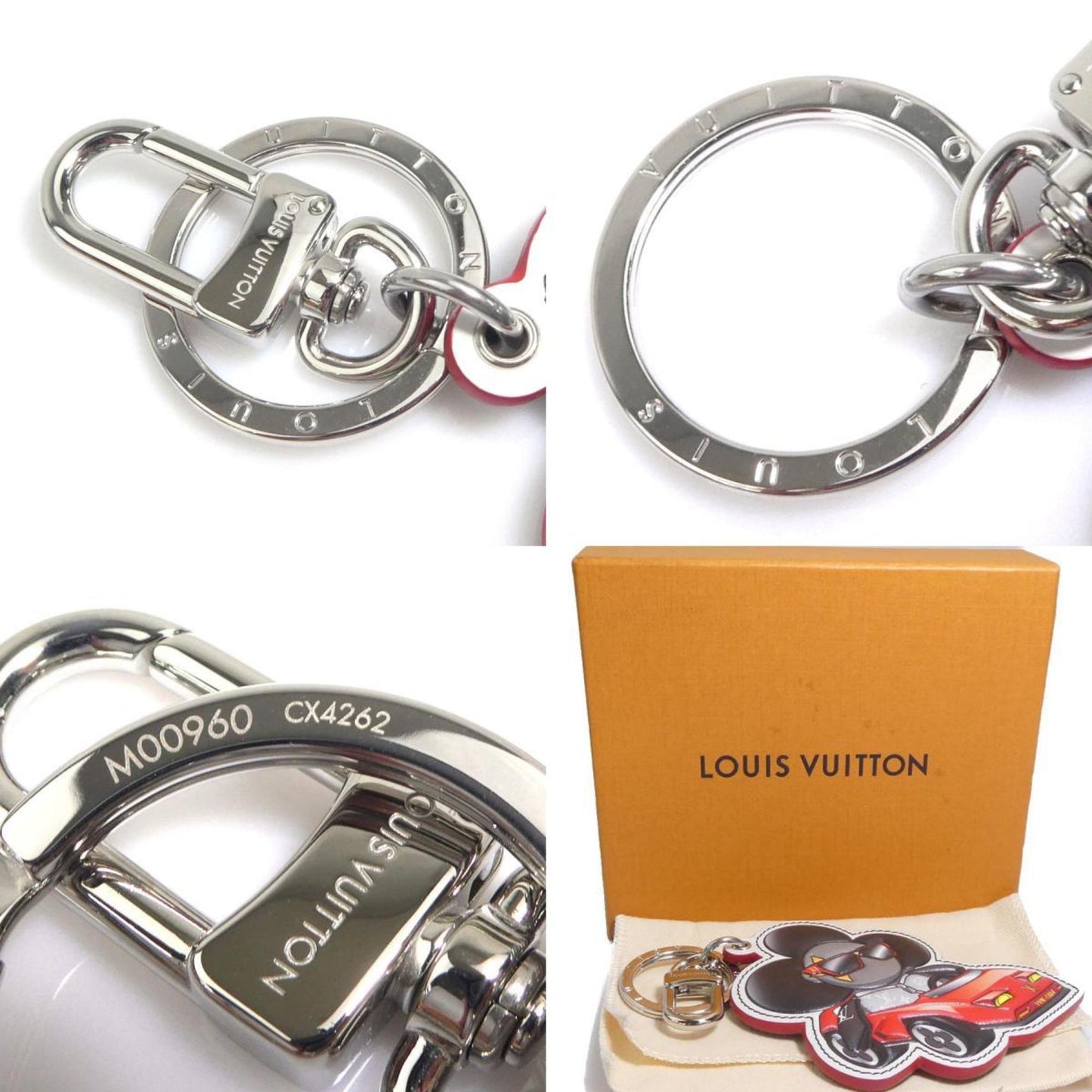Louis Vuitton Monogram Canvas Black Key Rings