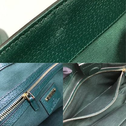 Gucci Canvas Green Tote Bags