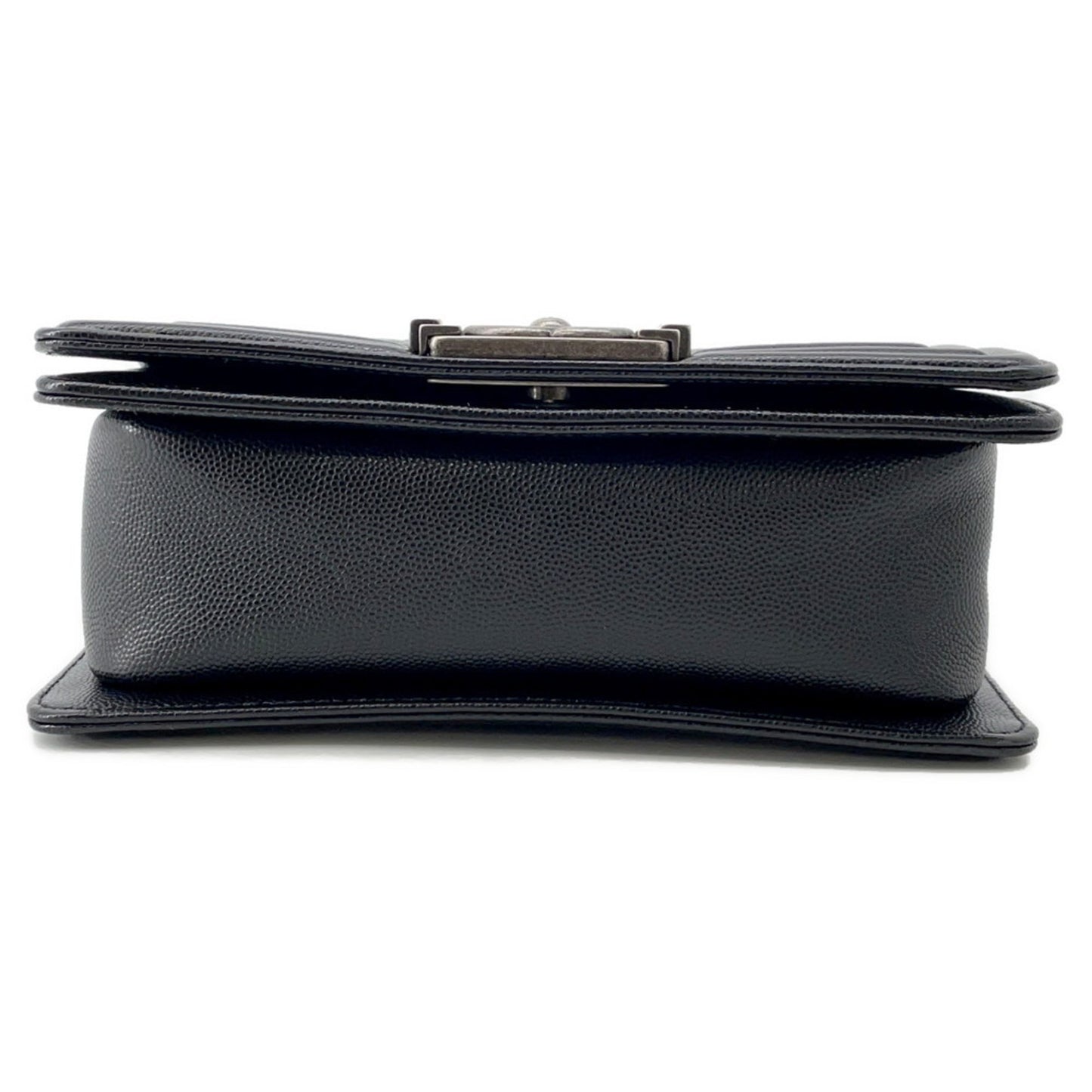 Chanel Calfskin Black Shoulder Bags
