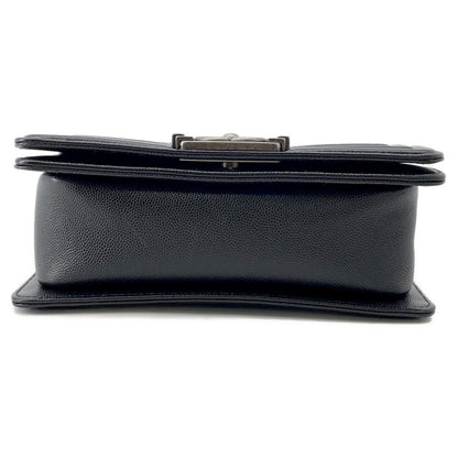 Chanel Calfskin Black Shoulder Bags
