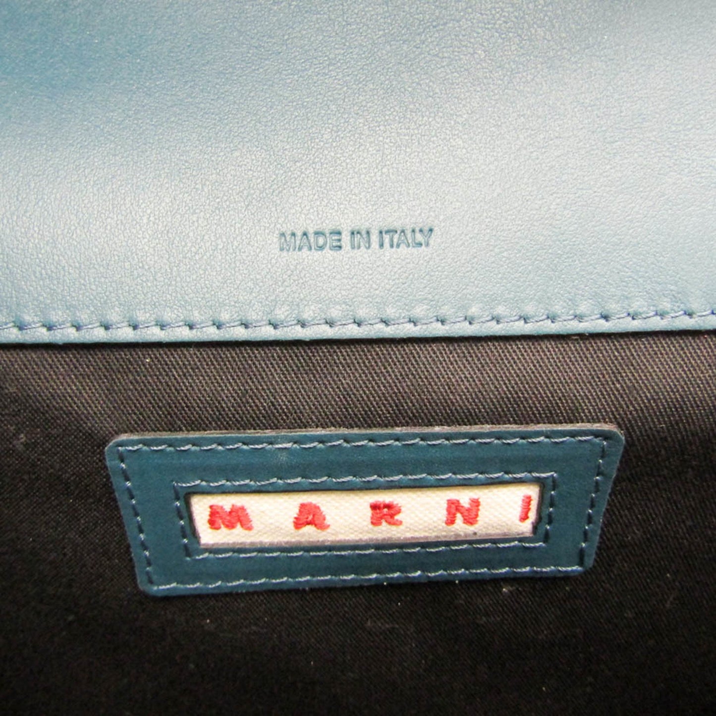 Marni Denim Black Shoulder Bags