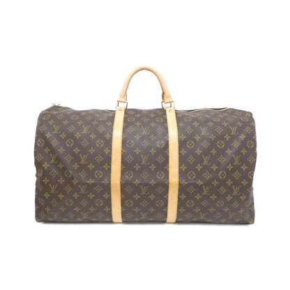 Louis Vuitton Coated Canvas Brown Travel Bags