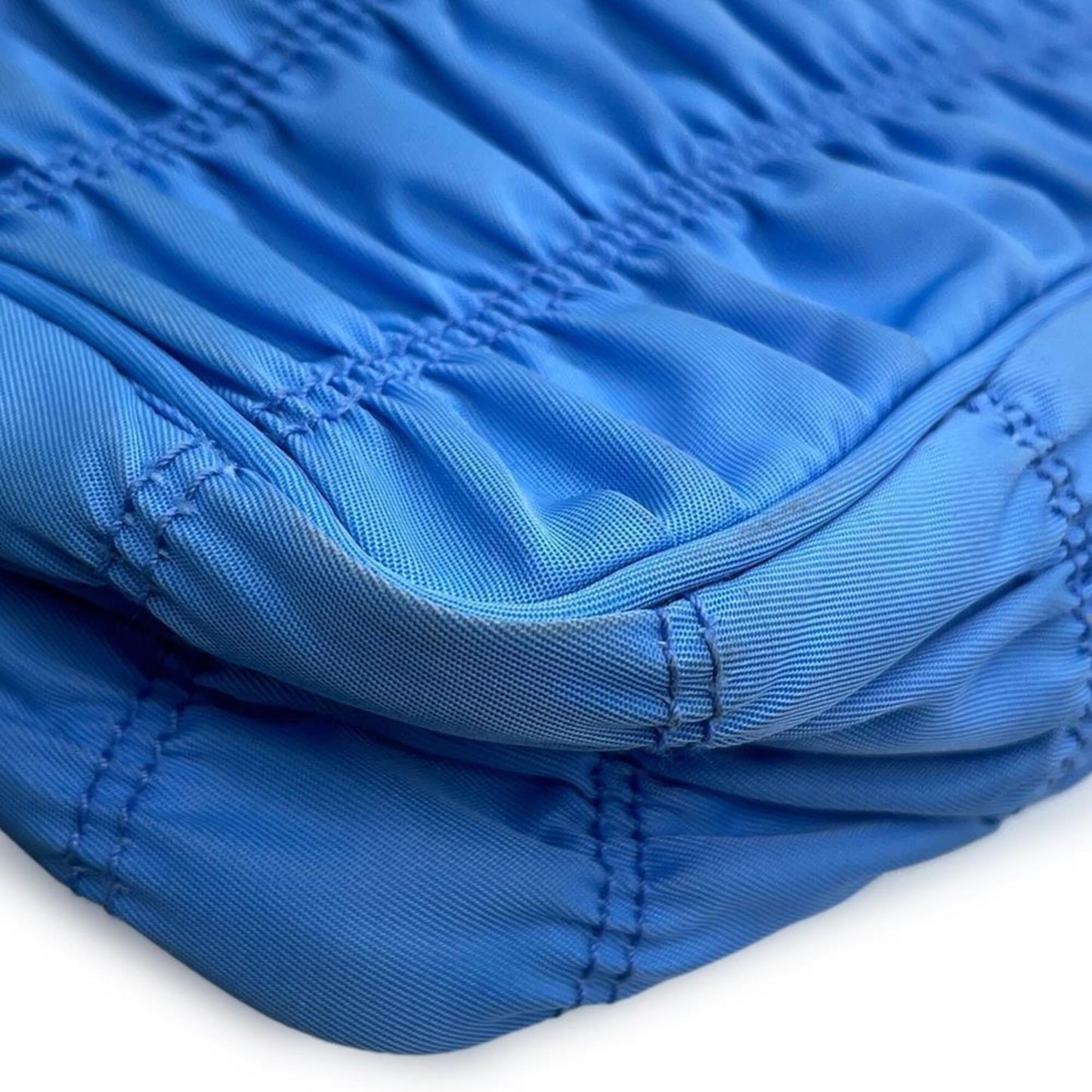 Prada Nylon Blue Shoulder Bags