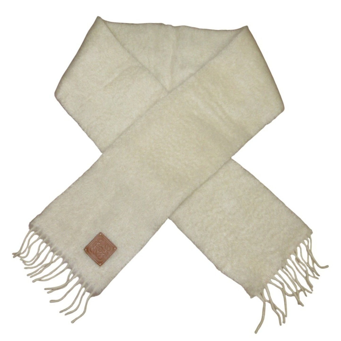 Loewe Wool White Scarves