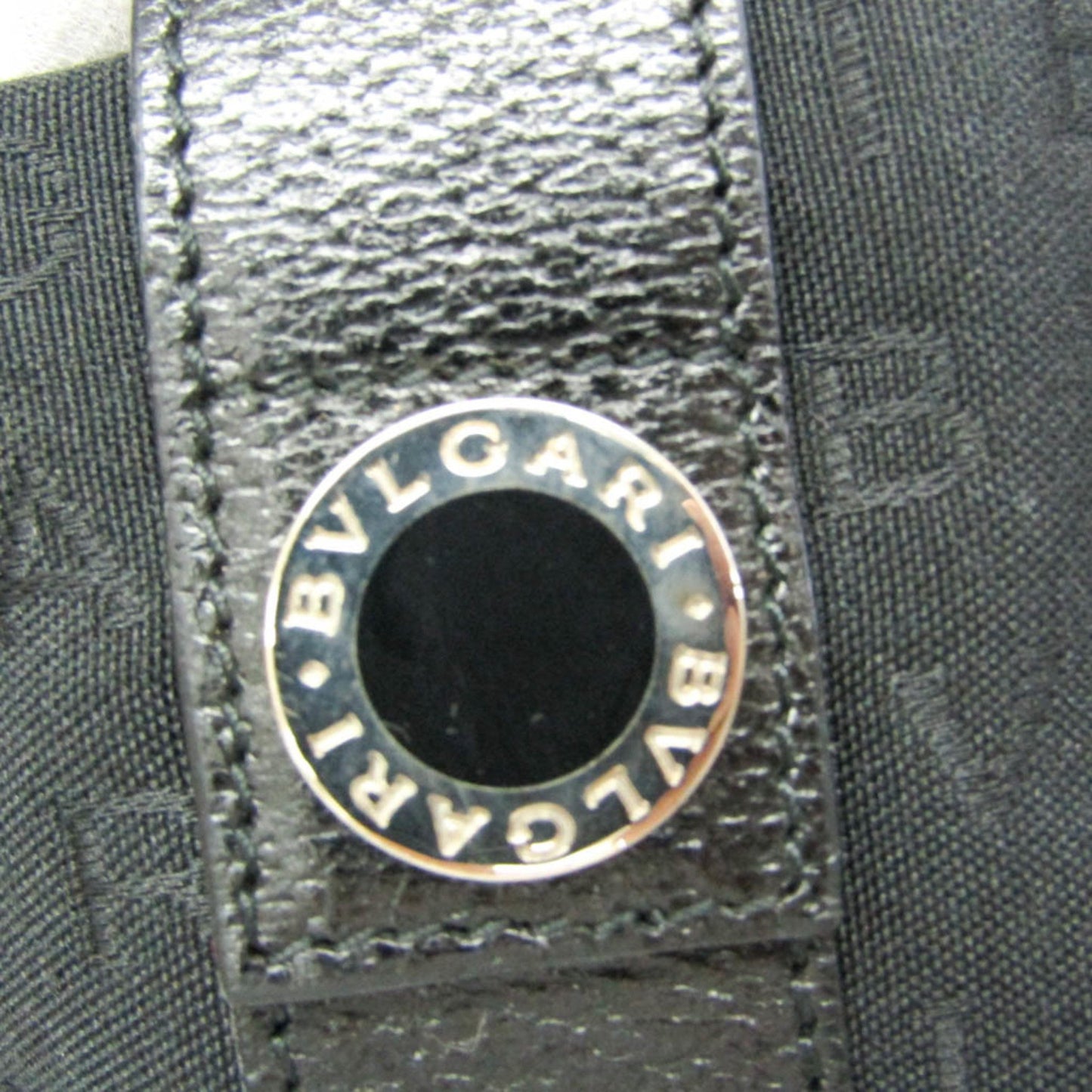 Bvlgari Canvas Black Tote Bags
