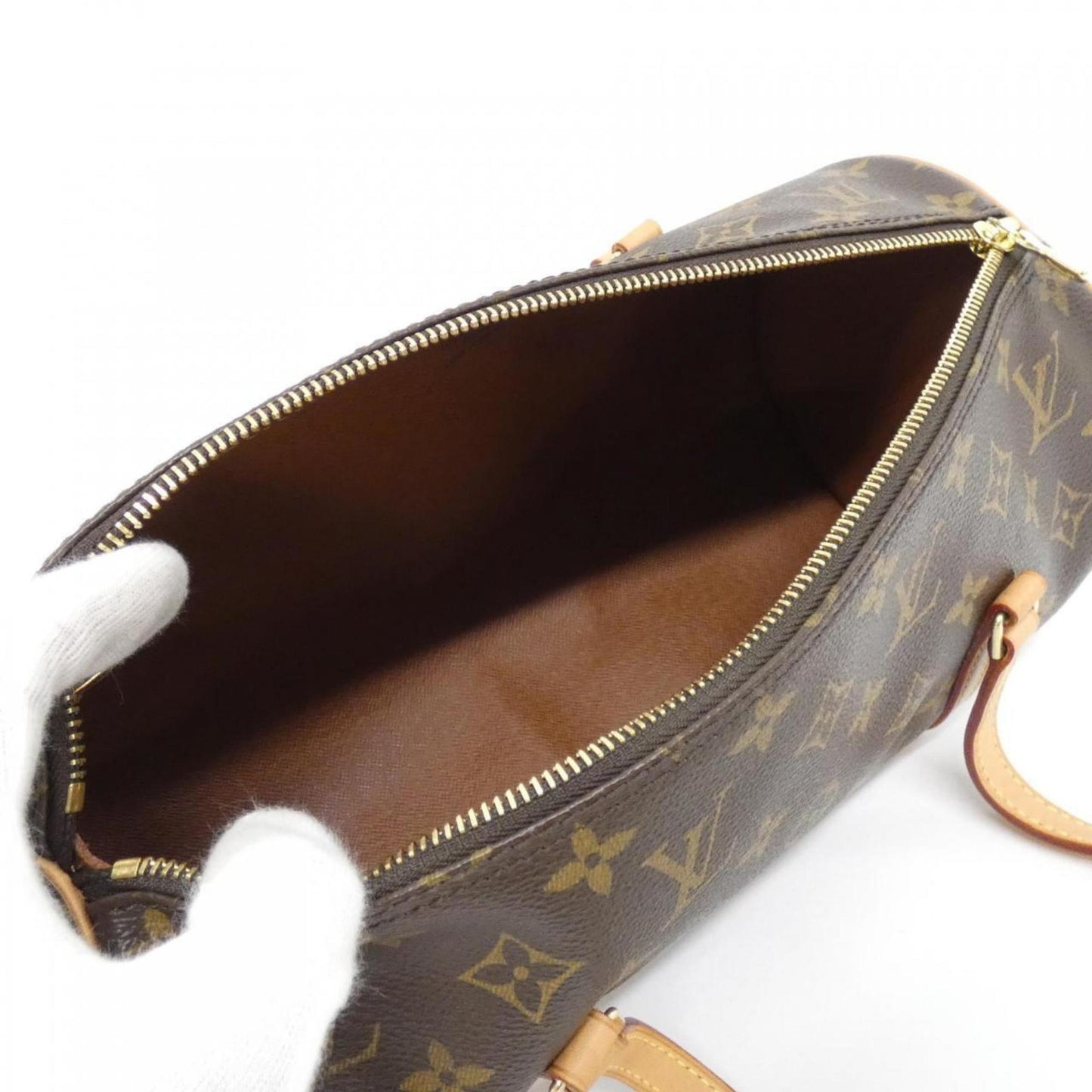 Louis Vuitton Coated Canvas Brown Handbags