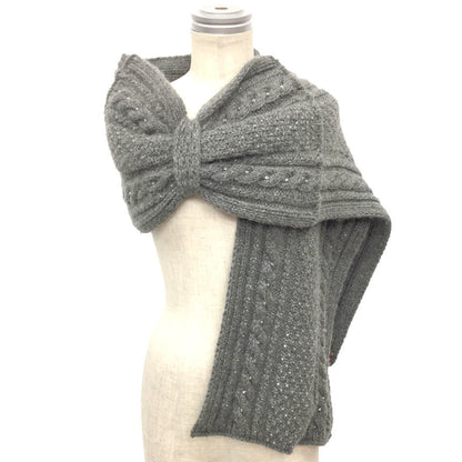 Valentino Cashmere Gray Scarves