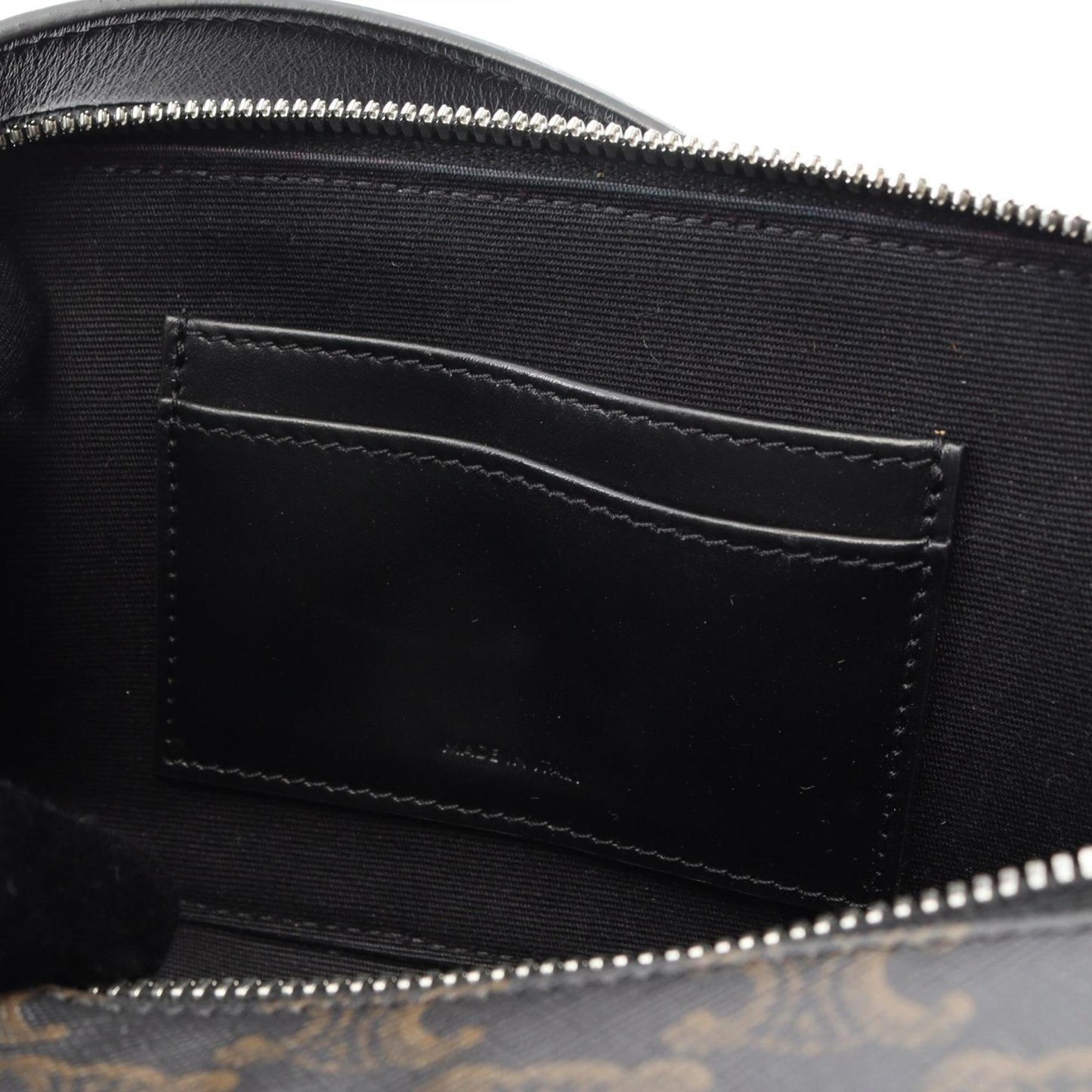 Celine Coated Canvas Black Shoulder Bags