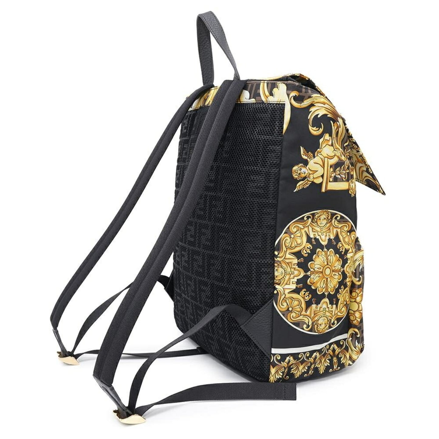 Fendi Nylon Black Backpacks