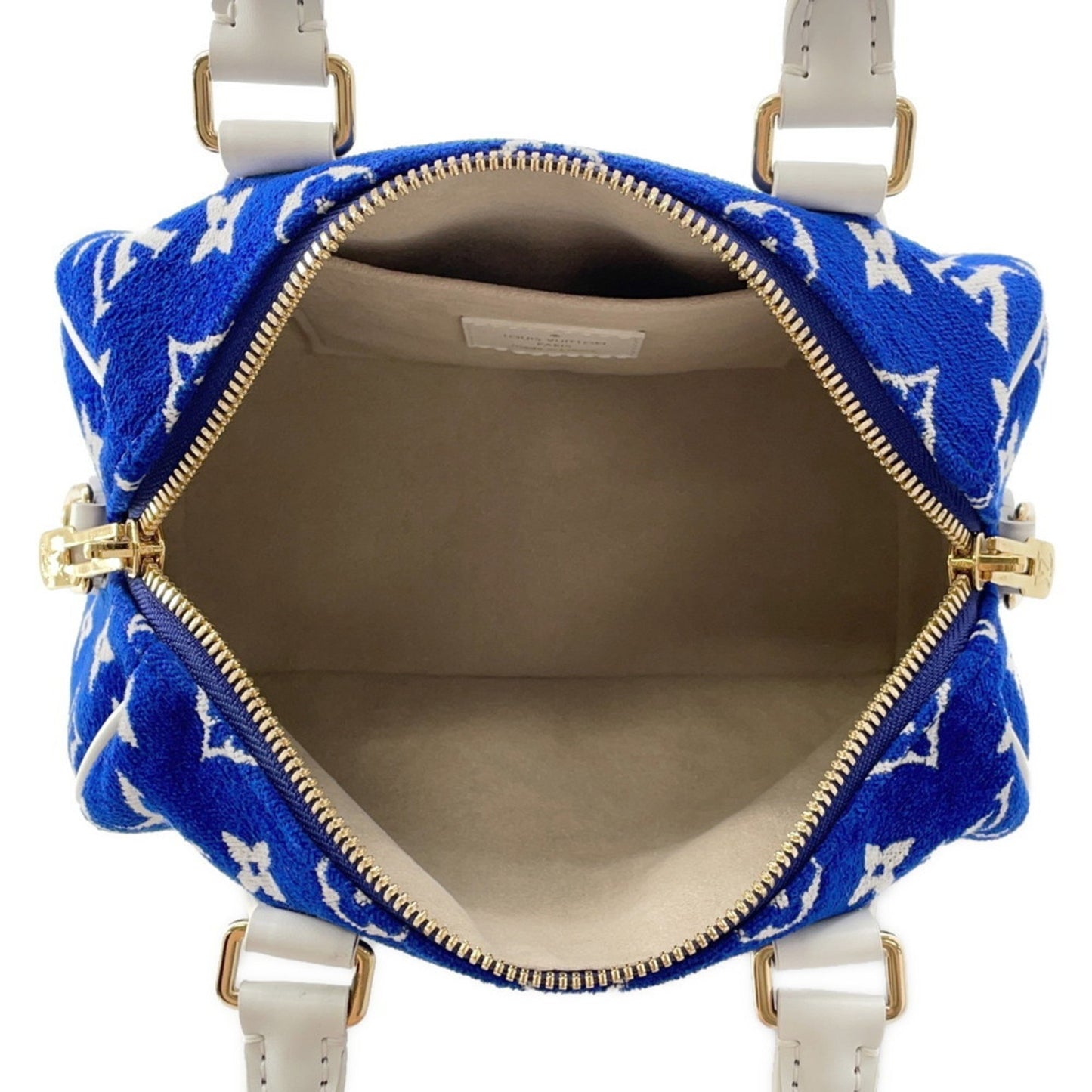 Louis Vuitton Woven Fabric Blue Handbags