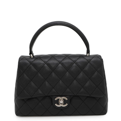 Chanel Calfskin Black Handbags