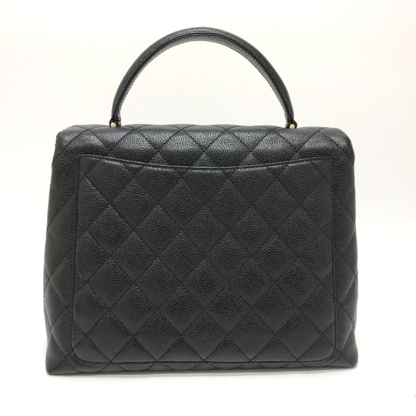 Chanel Calfskin Black Handbags
