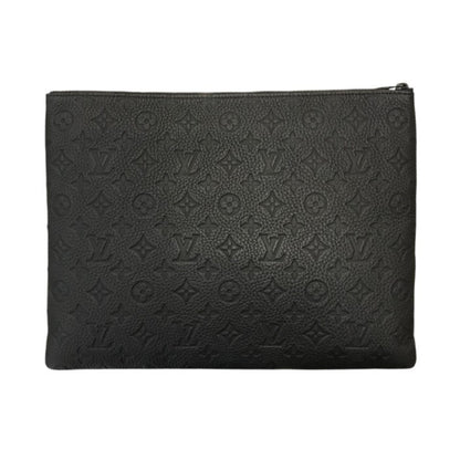 Louis Vuitton Monogram Canvas Black Clutch Bags