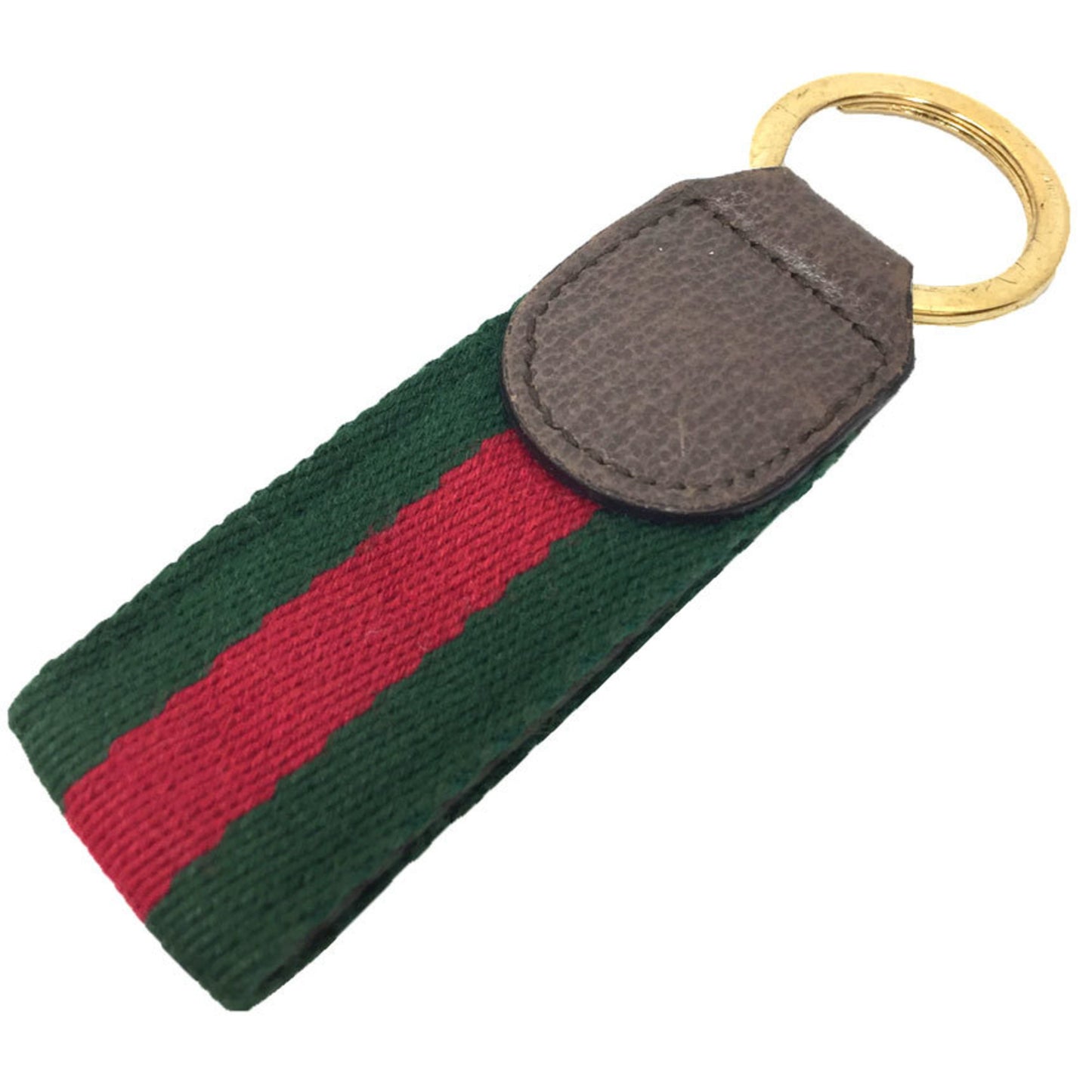 Gucci Canvas Green Key Rings