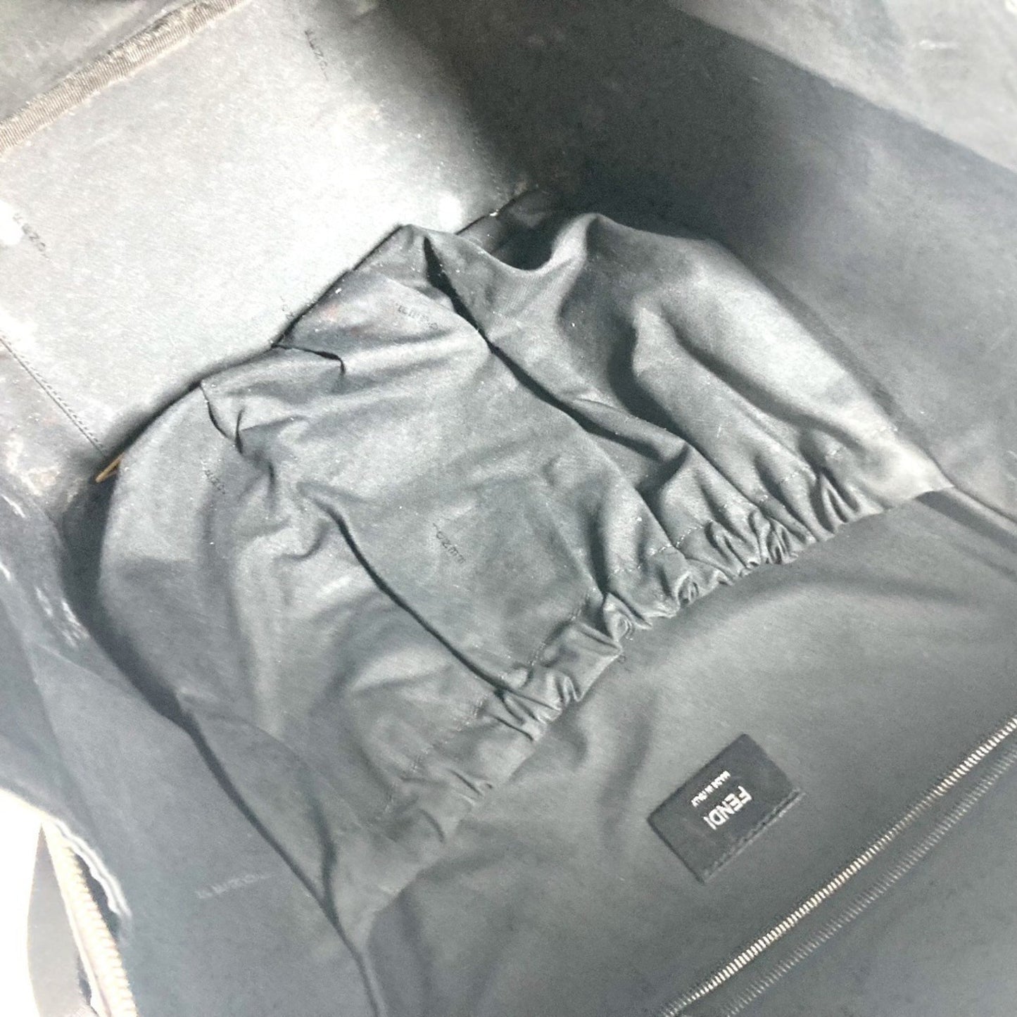 Fendi Canvas Black Backpacks